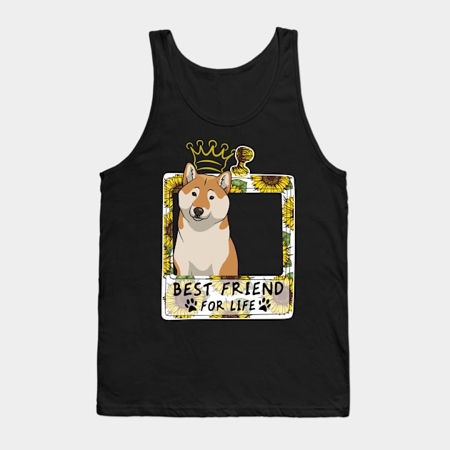 Best Friend For Life T shirt For shiba inu Lovers Tank Top by Elsie